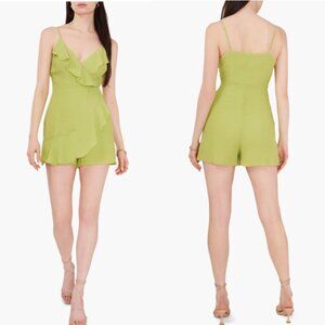 1. State Nordstrom Ruffle Faux Wrap Romper szL NWT